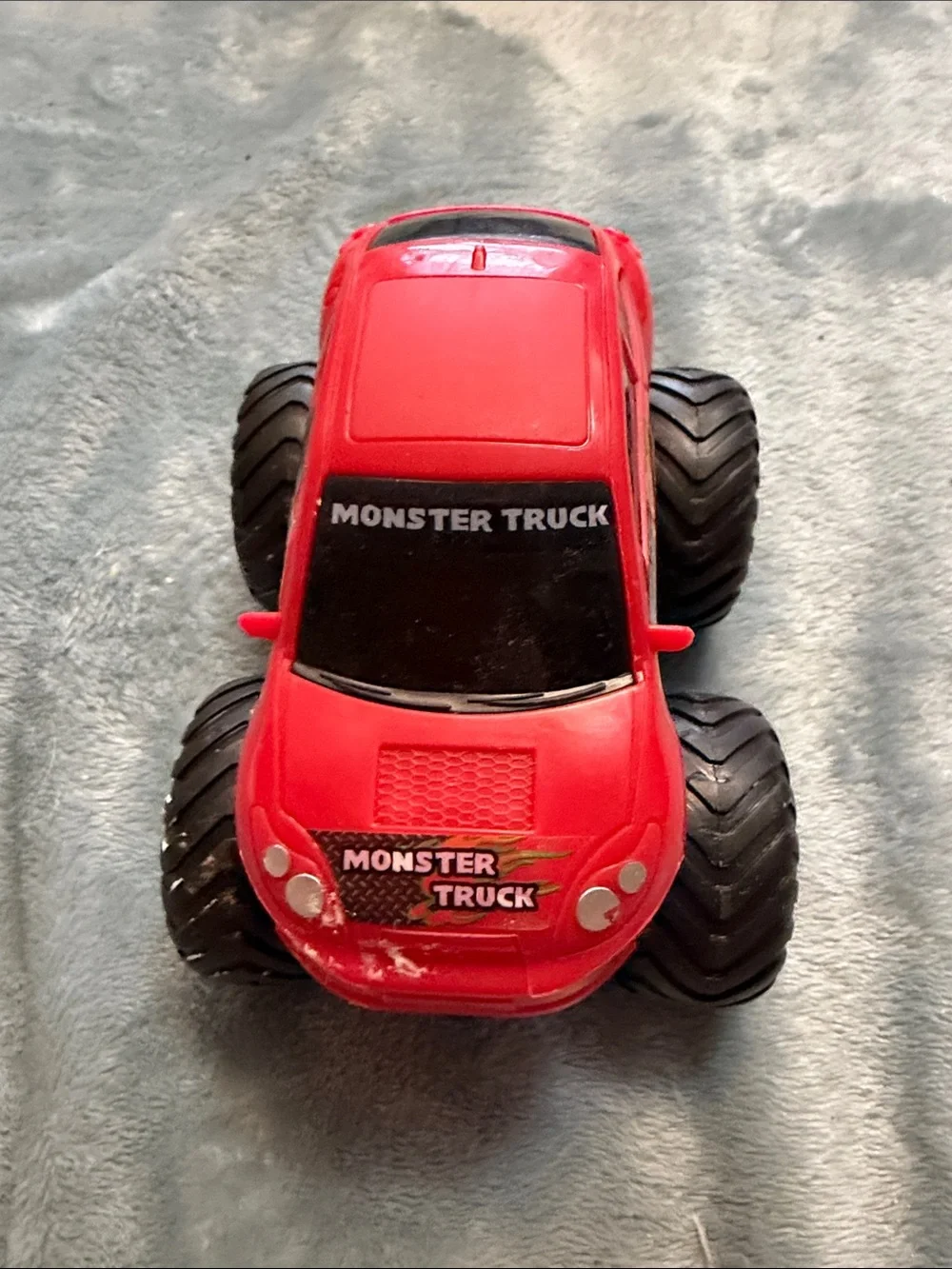 Red Monster Truck Toy Car for Kids - Durable Off-Road Play Vehicle